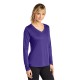 Sport-Tek Ladies Long Sleeve PosiCharge Competitor V-Neck Tee. LST353LS