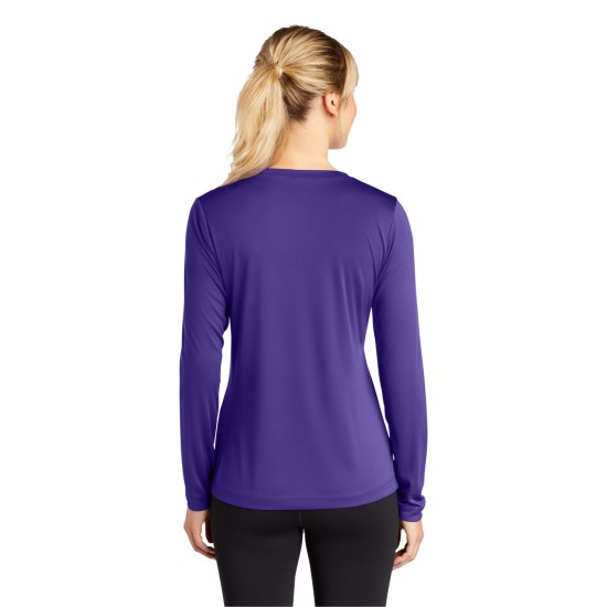 Sport-Tek Ladies Long Sleeve PosiCharge Competitor V-Neck Tee. LST353LS