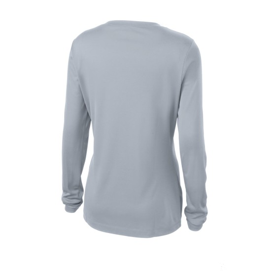 Sport-Tek Ladies Long Sleeve PosiCharge Competitor V-Neck Tee. LST353LS