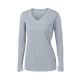 Sport-Tek Ladies Long Sleeve PosiCharge Competitor V-Neck Tee. LST353LS