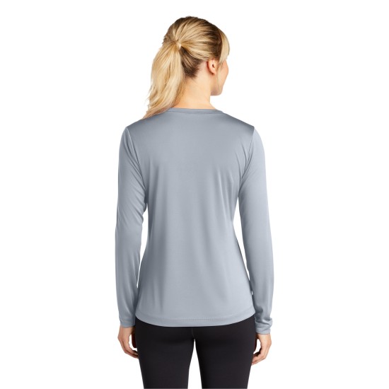 Sport-Tek Ladies Long Sleeve PosiCharge Competitor V-Neck Tee. LST353LS