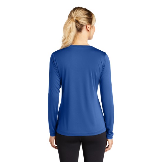 Sport-Tek Ladies Long Sleeve PosiCharge Competitor V-Neck Tee. LST353LS