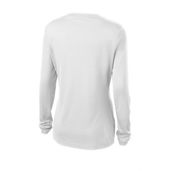 Sport-Tek Ladies Long Sleeve PosiCharge Competitor V-Neck Tee. LST353LS