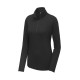 Sport-Tek Ladies PosiCharge Tri-Blend Wicking 1/4-Zip Pullover. LST407