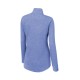 Sport-Tek Ladies PosiCharge Tri-Blend Wicking 1/4-Zip Pullover. LST407