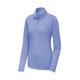 Sport-Tek Ladies PosiCharge Tri-Blend Wicking 1/4-Zip Pullover. LST407