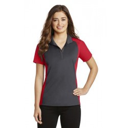 Sport-Tek Ladies Colorblock Micropique Sport-Wick Polo. LST652