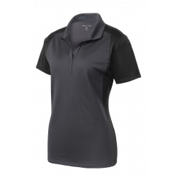 Sport-Tek Ladies Colorblock Micropique Sport-Wick Polo. LST652