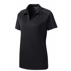 Sport-Tek Ladies Micropique Sport-Wick Piped Polo. LST653