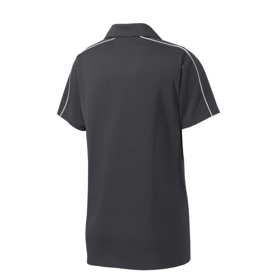Sport-Tek Ladies Micropique Sport-Wick Piped Polo. LST653