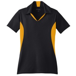 Sport-Tek Ladies Side Blocked Micropique Sport-Wick Polo. LST655