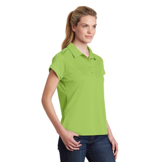 Sport-Tek Ladies Contrast Stitch Micropique Sport-Wick Polo. LST659