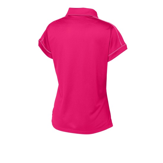 Sport-Tek Ladies Contrast Stitch Micropique Sport-Wick Polo. LST659