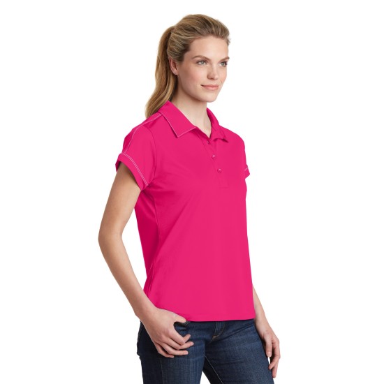 Sport-Tek Ladies Contrast Stitch Micropique Sport-Wick Polo. LST659