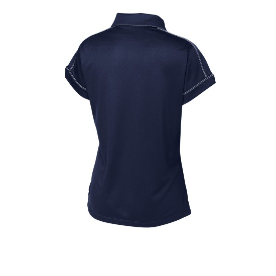 Sport-Tek Ladies Contrast Stitch Micropique Sport-Wick Polo. LST659