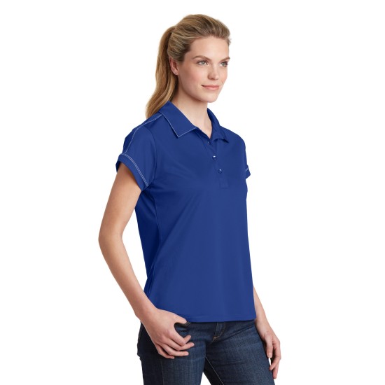 Sport-Tek Ladies Contrast Stitch Micropique Sport-Wick Polo. LST659