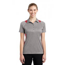 Sport-Tek Ladies Heather Colorblock Contender Polo. LST665