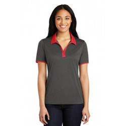 Sport-Tek Ladies Heather Contender Contrast Polo. LST667