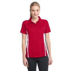 Sport-Tek Ladies PosiCharge Micro-Mesh Colorblock Polo. LST685