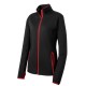 Sport-Tek Ladies Sport-Wick Stretch Contrast Full-Zip Jacket. LST853