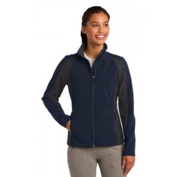 Sport-Tek Ladies Colorblock Soft Shell Jacket. LST970