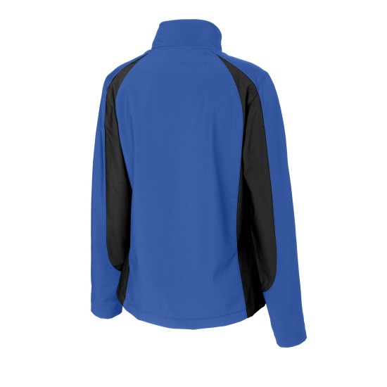 Sport-Tek Ladies Colorblock Soft Shell Jacket. LST970