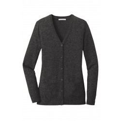 Port Authority ® Ladies Marled Cardigan Sweater. LSW415