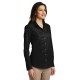 Port Authority® Ladies Long Sleeve Carefree Poplin Shirt. LW100