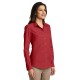 Port Authority® Ladies Long Sleeve Carefree Poplin Shirt. LW100