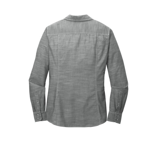 Port Authority® Ladies Slub Chambray Shirt. LW380