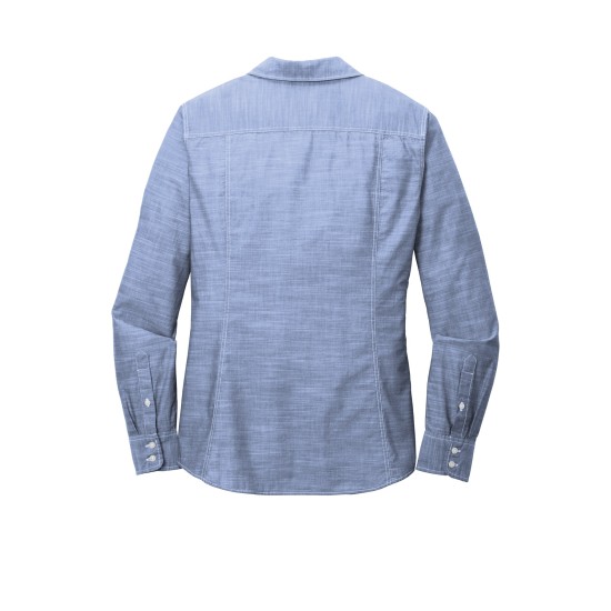 Port Authority® Ladies Slub Chambray Shirt. LW380