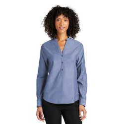 Port Authority Ladies Long Sleeve Chambray Easy Care Shirt LW382