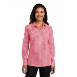 Port Authority ® Ladies Broadcloth Gingham Easy Care Shirt LW644