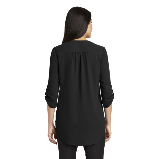 Port Authority® Ladies 3/4-Sleeve Tunic Blouse. LW701