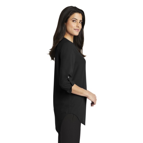 Port Authority® Ladies 3/4-Sleeve Tunic Blouse. LW701