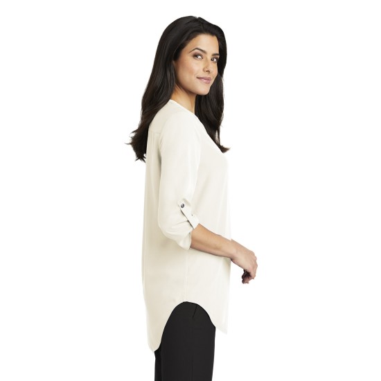 Port Authority® Ladies 3/4-Sleeve Tunic Blouse. LW701