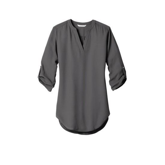 Port Authority® Ladies 3/4-Sleeve Tunic Blouse. LW701