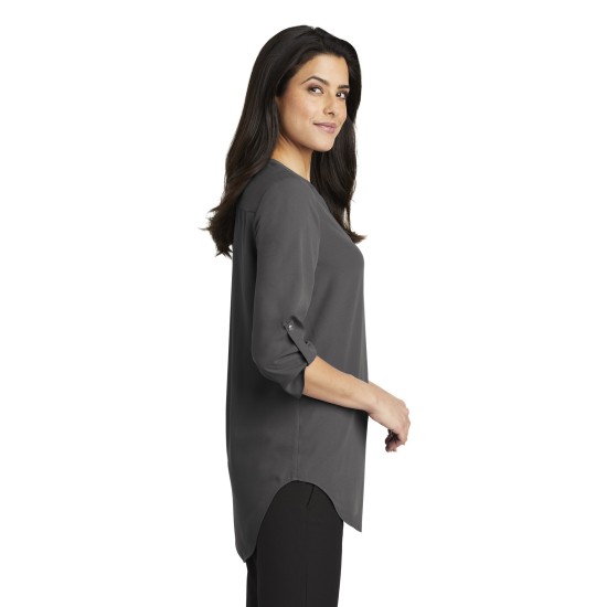 Port Authority® Ladies 3/4-Sleeve Tunic Blouse. LW701