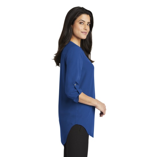 Port Authority® Ladies 3/4-Sleeve Tunic Blouse. LW701