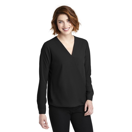 Port Authority ® Ladies Wrap Blouse. LW702