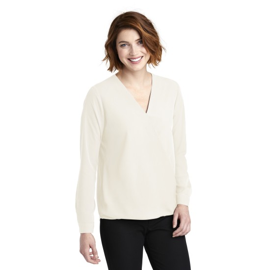 Port Authority ® Ladies Wrap Blouse. LW702