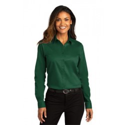 Port Authority Ladies Long Sleeve SuperPro React Twill Shirt. LW808