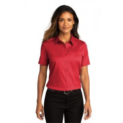 Port Authority Ladies Short Sleeve SuperPro React Twill Shirt. LW809