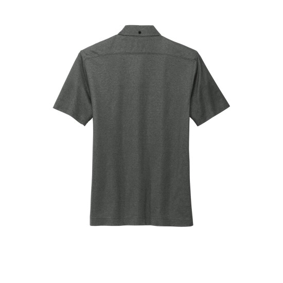 MERCER+METTLE Stretch Pique Full-Button Polo MM1006