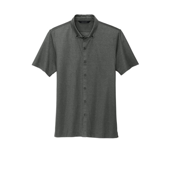 MERCER+METTLE Stretch Pique Full-Button Polo MM1006