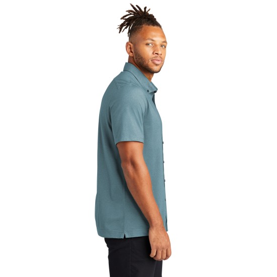 MERCER+METTLE Stretch Pique Full-Button Polo MM1006