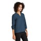 MERCER+METTLE Women's Stretch Crepe 3/4-Sleeve Blouse MM2011