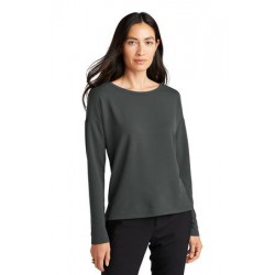 MERCER+METTLE Women's Stretch Drop Shoulder Pullover MM3013