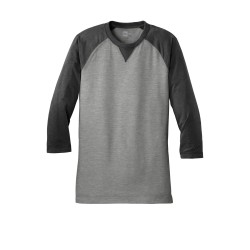 New Era ® Sueded Cotton Blend 3/4-Sleeve Baseball Raglan Tee. NEA121