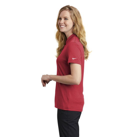 Nike Ladies Dri-FIT Hex Textured V-Neck Top. NKAA1848